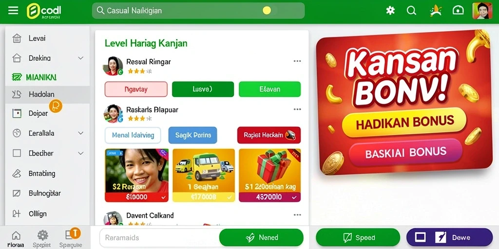 Tampilan antarmuka yang menarik dan mudah dipahami.