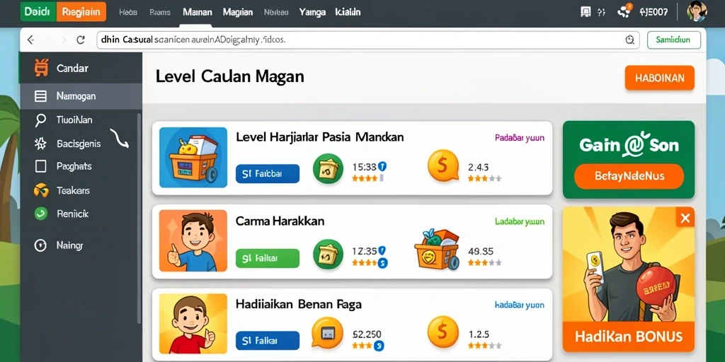 Screenshot menunjukkan antarmuka utama HPTOTO yang menarik.