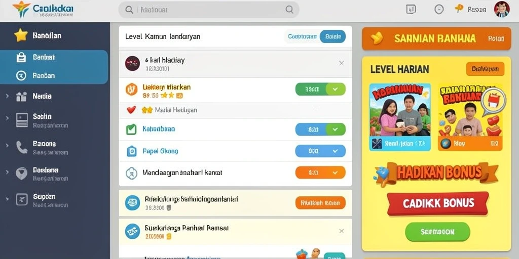 Tampilan antarmuka yang ramah pengguna.