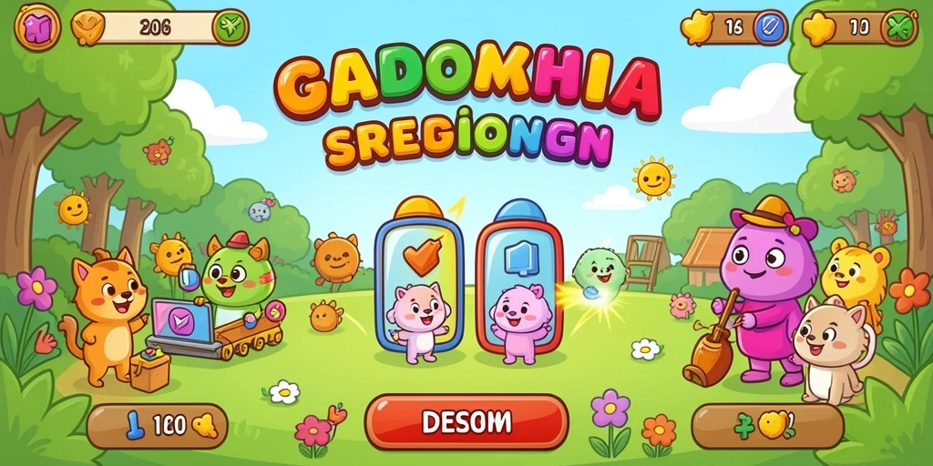 Screenshot 1: Menampilkan karakter utama dalam aksi.