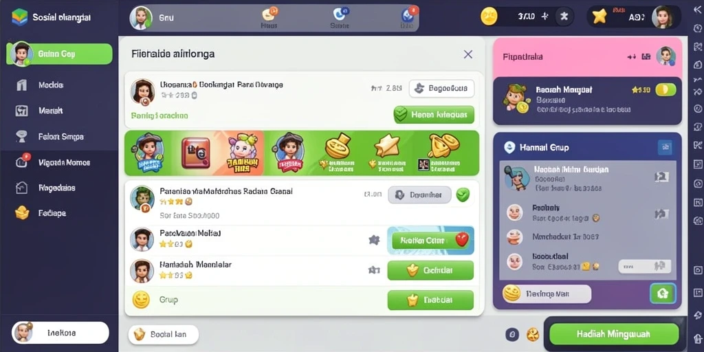 Screenshot menunjukkan karakter utama dalam aksi seru.