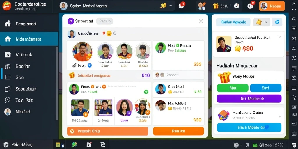 Tampilan antarmuka pengguna yang intuitif.