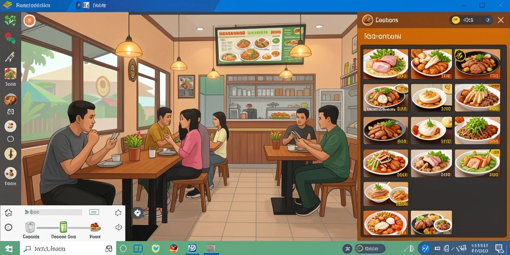 Tampilan antarmuka RINDUSLOT yang menawan dan user-friendly.