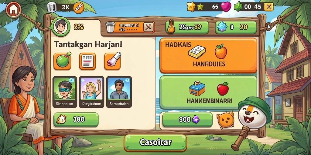 Tangkapan layar menunjukkan pemandangan menakjubkan dalam game.