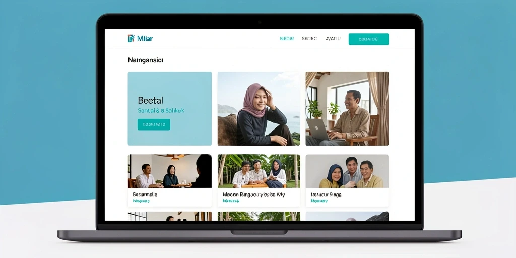 Tampilan antarmuka yang sederhana dan mudah dipahami.
